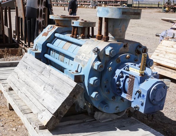 1992 GPM @ 4810 ' TDH, KSB #HGC-5/7, Centrifugal Pump, Horz., 7-Stage, 8" suction, 6" discharge, 3582 RPM - Image 4