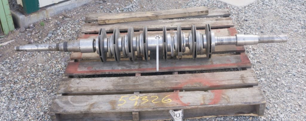 Byron Jackson #3x4x8.5-DVMX, Rotating Assembly, 8-Stage, 320 GPM @ 2079' TDH, 9" imp., 3550 RPM, Rebuilt - Image 1