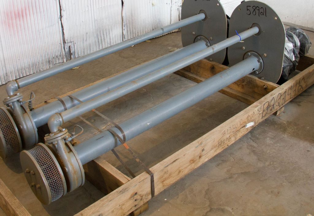 Vertiflo #820, Vertical Sump Pump, 5 GPM @ 34' TDH, 7.5" diameter, 1750 RPM - Image 1
