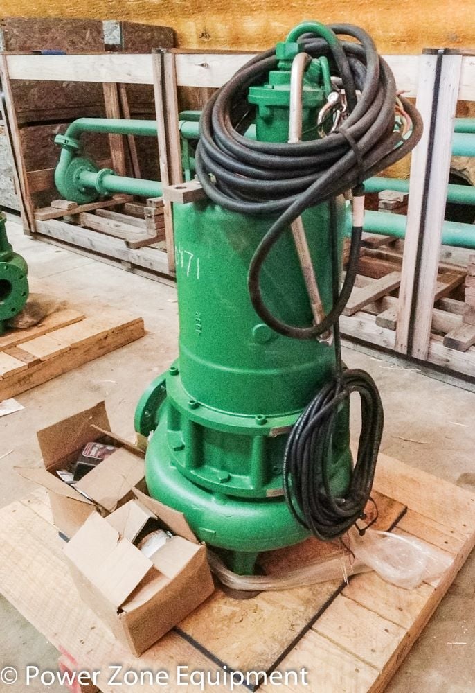 Hydromatic/Pentair #S4L500M5-8, Submersible Solids Handling Pump, 11.5" imp., 5" suction, 4" discharge, 5 HP - Image 1