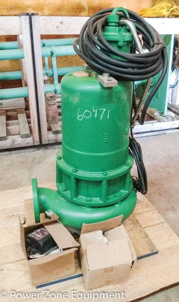 Hydromatic/Pentair #S4L500M5-8, Submersible Solids Handling Pump, 11.5" imp., 5" suction, 4" discharge, 5 HP - Image 4