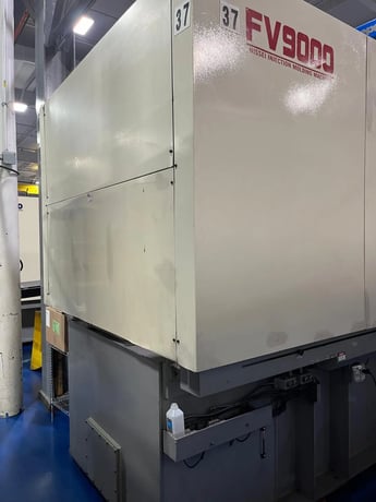 618 Ton, 132.8 oz., Nissei #FV9000-310L, horizontal injection molding machine, 100mm screw, 2000 - Image 2