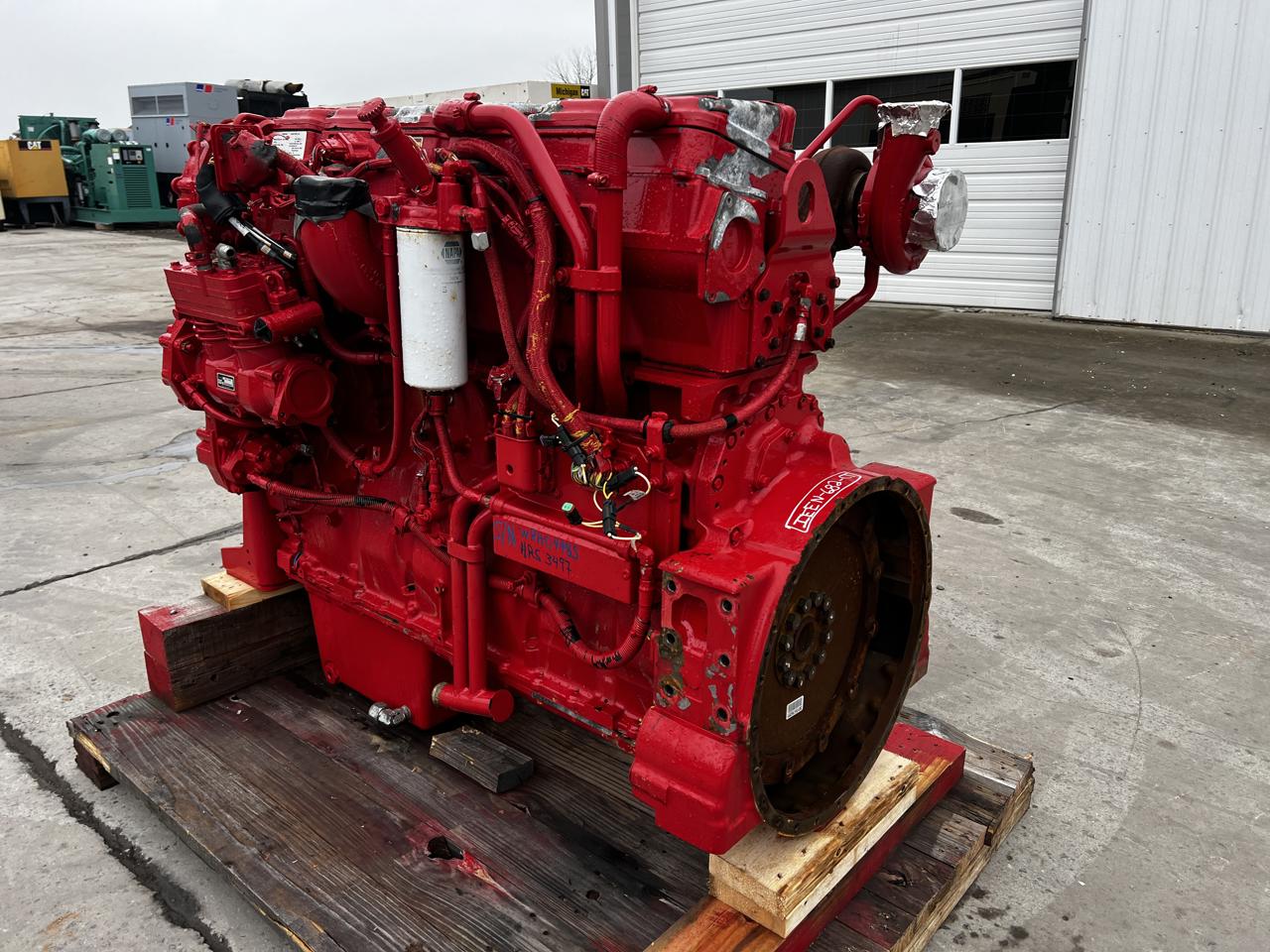 800 HP Caterpillar #C18, industrial engine, 2100 RPM, 3497 hours, EPA Tier 3, sound attenuated enclosure 1 - Image 2