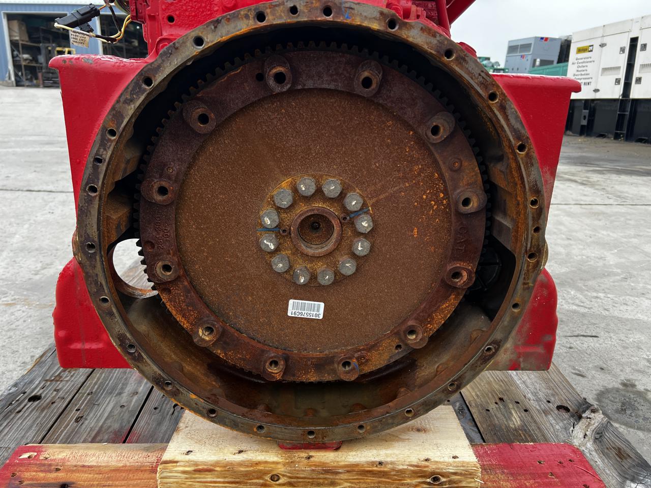 800 HP Caterpillar #C18, industrial engine, 2100 RPM, 3497 hours, EPA Tier 3, sound attenuated enclosure 1 - Image 4