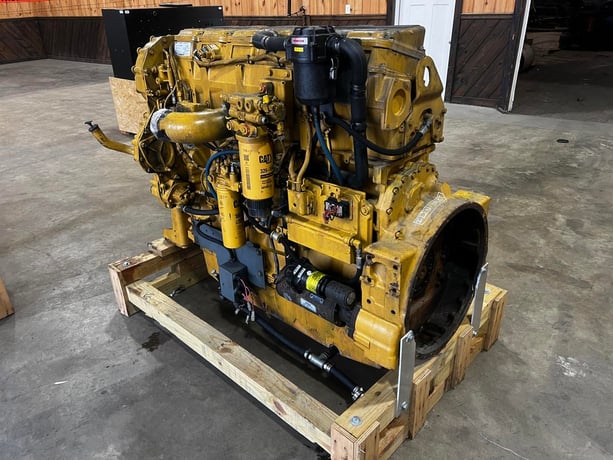 630 HP Caterpillar #C18, industrial engine, EPA Tier 3, sound attenuated enclosure 1, 2011 - Image 2