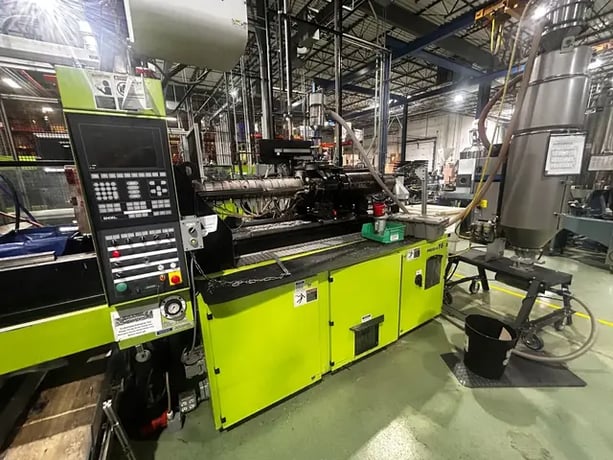 150 Ton, 12.7 oz., Engel #650TL/150US, horizontal injection molding machine, EC100 Control, 2004 - Image 2