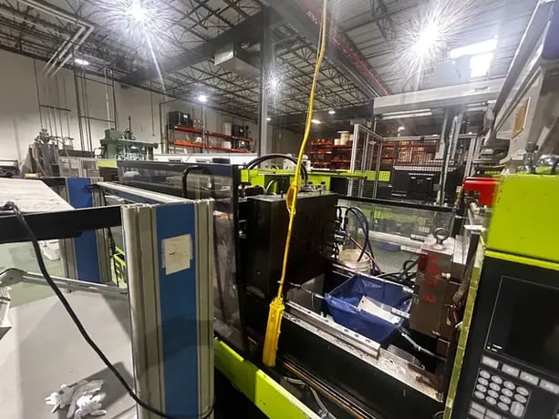 150 Ton, 12.7 oz., Engel #650TL/150US, horizontal injection molding machine, EC100 Control, 2004 - Image 4