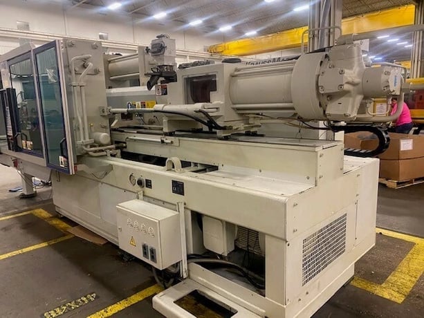 350 Ton, 22.9 oz., Krauss Maffei #KM350-1900C2, horizontal injection molding machine, 60mm screw, 2006 - Image 6