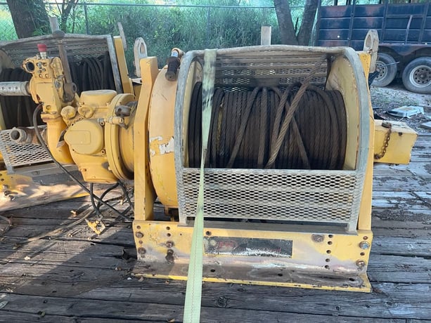 Ingersoll-Rand #FA5I-24MK1P1-CE, Air Winch, 11,000 lbs capacity, 16 m/min, 610' length, 2013 - Image 1