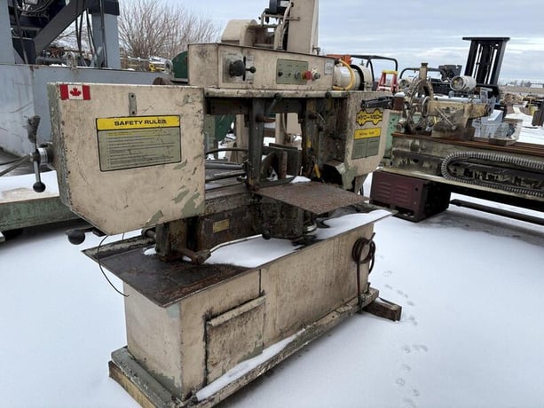 13" x 18" Hyd-Mech #S20, horizontal bandsaw, 1" W x 14' L blade, 75-400 SFM, S/N 20195057, 1995 - Image 4