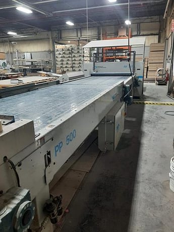 60" Midwest Automation, top & bottom high pressure hot roll laminating line, 2005 - Image 3