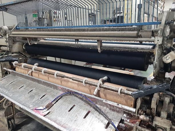 60" Midwest Automation, top & bottom high pressure hot roll laminating line, 2005 - Image 9