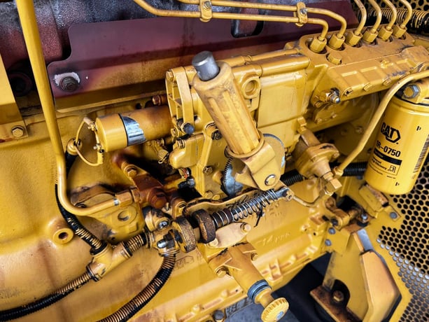 225 KW Caterpillar #3306B-DI, diesel generator set, 120/208 Volts, 881 hours, 370 HP @ 1800 RPM, open skid - Image 8