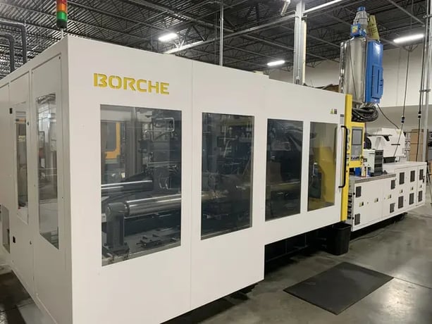 660 Ton, 82 oz., Borche #BU600, horizontal injection molding machine, KEBA 2880 Control, 2020 - Image 1