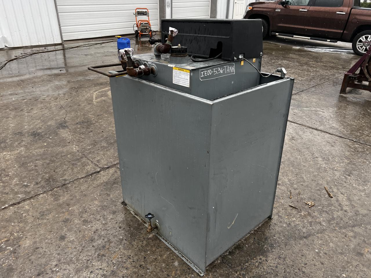 100 gallon Tramont #UTRS-100, Diesel Fuel Tank w/Electric Fuel Pump, Double Wall, Day Tank, 36" L x 36" width - Image 5