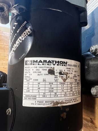 Caterpillar #25F05SEEL, Pump Set, for DPF Injection, 3 phase, 4-pole, 230/460 V - Image 7