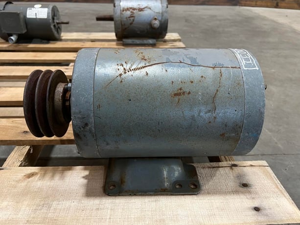 5 HP 1740 RPM Doerr LR-13758, Frame J184T, 3 phase, 14.4/7.2 Amps, 230/460 Volts - Image 1