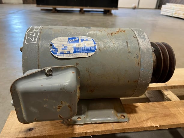 5 HP 1740 RPM Doerr LR-13758, Frame J184T, 3 phase, 14.4/7.2 Amps, 230/460 Volts - Image 4