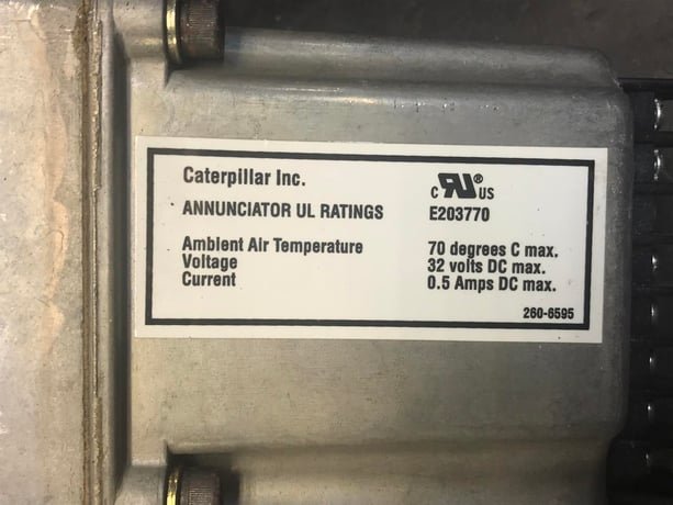 Caterpillar, Remote Annunciator for Generator Engine Monitoring, 32 VDC, 2006 - Image 3