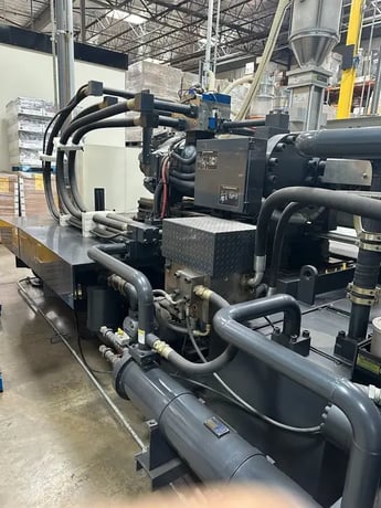 1150 Ton, 184.55 oz., Hyundai #EDIS-1150DL, horizontal injection molding machine, 110mm screw, 2014 (7 - Image 8