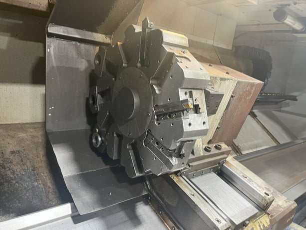 Mori Seiki #TL-40B-3000, CNC flat bed turning center, MSC-518 Control, 24.4" swing, 122.6" centers, 12" - Image 8