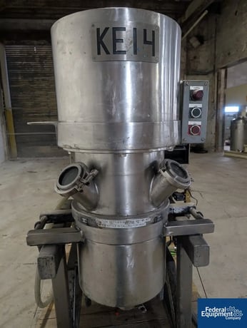 4 gallon Scott Turbon #DP-5-HYD, Stainless Steel double planetary mixer, vacuum cover, jacketed mixing can - Image 6