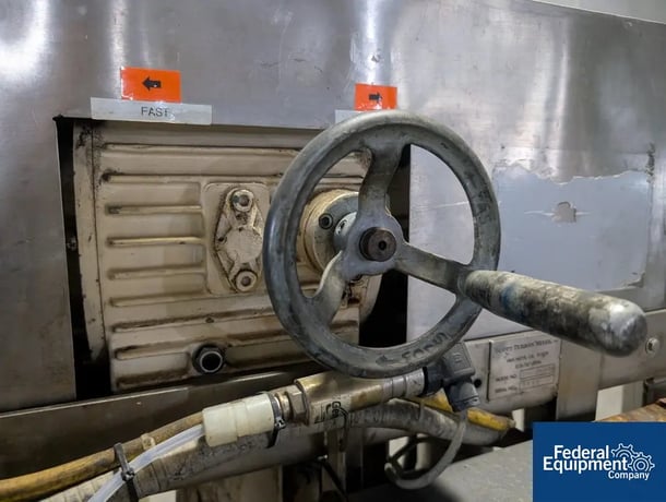 4 gallon Scott Turbon #DP-5-HYD, Stainless Steel double planetary mixer, vacuum cover, jacketed mixing can - Image 7