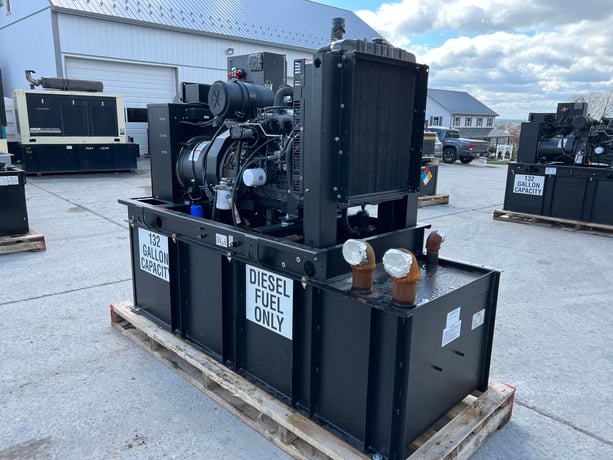 30 KW Generac #0059261, diesel generator set, 120/240 Volts, 1-phase, 195 hours, 49 HP @ 1800 RPM - Image 4