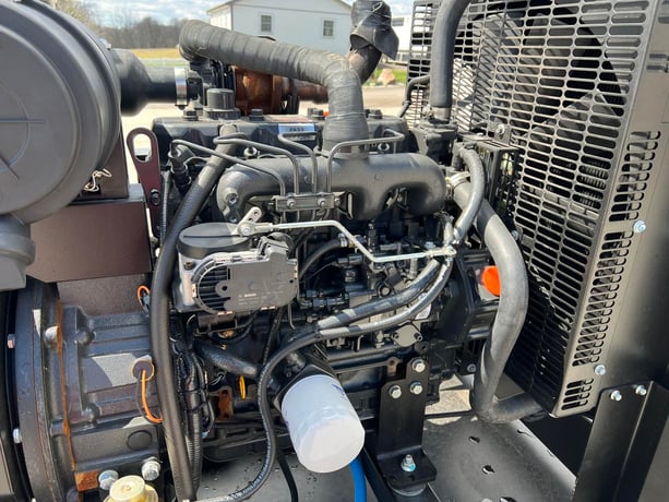 30 KW Generac #0059261, diesel generator set, 120/240 Volts, 1-phase, 154 hours, 49 HP @ 1800 RPM - Image 9