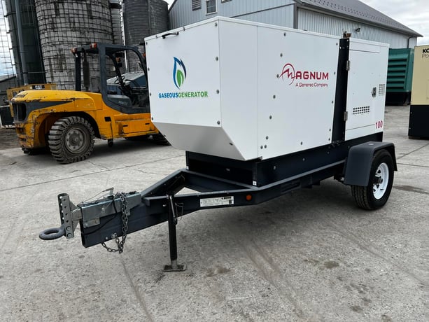 100 KW Magnum #MGG100M, Natural gas generator set, 480 Volts, 150 HP @ 1800 RPM, Generac EGNXB08.92C5 engine - Image 2