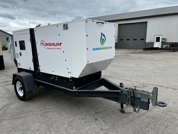 100 KW Magnum #MGG100M, Natural gas generator set, 480 Volts, 150 HP @ 1800 RPM, Generac EGNXB08.92C5 engine - Image 3