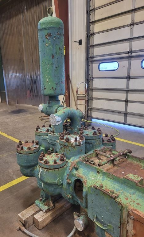 124 GPM @ 1500 psi, Gardner Denver #FXO-FXO, Duplex Pump, 10" stroke, 5" pistons, 4" suction, 3" discharge - Image 5
