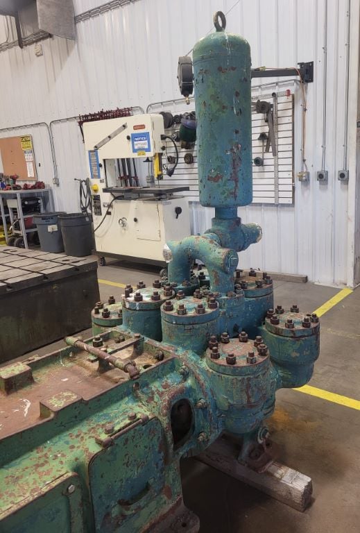 124 GPM @ 1500 psi, Gardner Denver #FXO-FXO, Duplex Pump, 10" stroke, 5" pistons, 4" suction, 3" discharge - Image 8