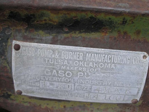 125 GPM @ 900 psi, Gaso #1849, Duplex Production Pump, 6" stroke, 4.5" pistons, 4" suction, 2" discharge - Image 4