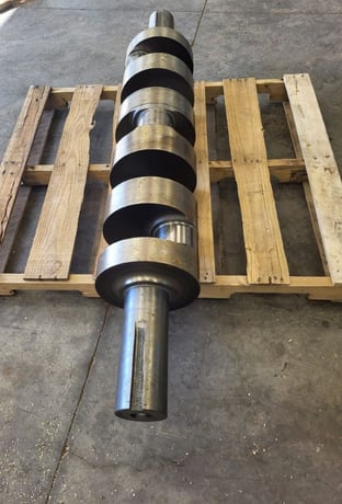 Oilwell #A-546, Quintuplex Pump Crankshaft Only, 6" stroke, 267 HP, 360 RPM, Rebuilt - Image 3
