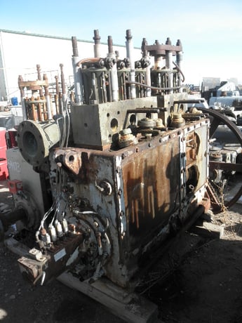 155 GPM @ 2490 psi, Ajax #Q-250-M, Quintuplex Pump, 5" stroke, 2.25" plungers, 6" suction, 4" discharge, 250 - Image 2