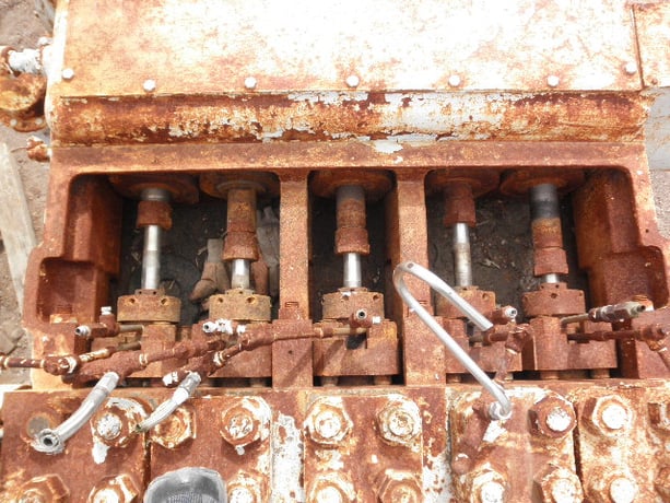 68 GPM @ 6200 psi, Union #QX-300, Quintuplex Production Pump Fluid End Only, 5" stroke, 1.5" plungers, 3" - Image 6