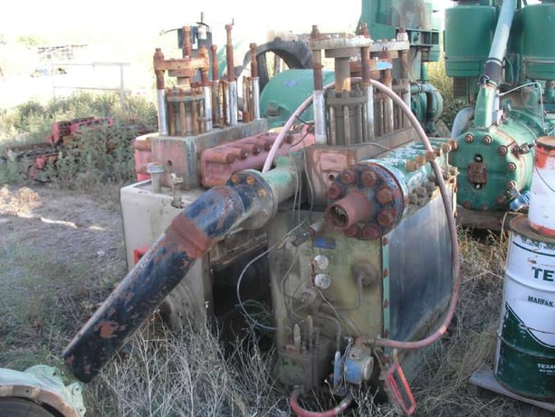 115 GPM @ 2015 psi, Ajax #T-150-M, Triplex Pump, Vert., 5" stroke, 2.5" plunger, 4" suction, 3" discharge - Image 3