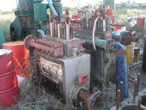 115 GPM @ 2015 psi, Ajax #T-150-M, Triplex Pump, Vert., 5" stroke, 2.5" plunger, 4" suction, 3" discharge - Image 8