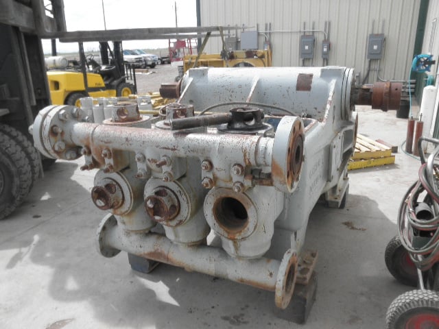 346/560 GPM @ 2110/1300 psi, Gardner Denver #PY-7, Triplex Pump, 7" stroke, 5.5"/7" pistons, 6" suction, 4" - Image 3