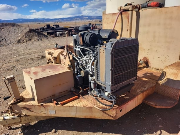 23 GPM @ 1200 psi, Gardner Denver #PQ-172, Triplex Pump w/Diesel Engine, 1.5" plungers, 18 HP, 500 RPM - Image 4