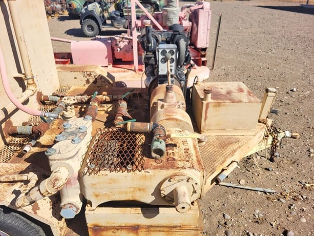 23 GPM @ 1200 psi, Gardner Denver #PQ-172, Triplex Pump w/Diesel Engine, 1.5" plungers, 18 HP, 500 RPM - Image 6