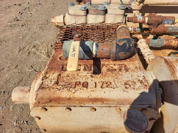 23 GPM @ 1200 psi, Gardner Denver #PQ-172, Triplex Pump w/Diesel Engine, 1.5" plungers, 18 HP, 500 RPM - Image 7