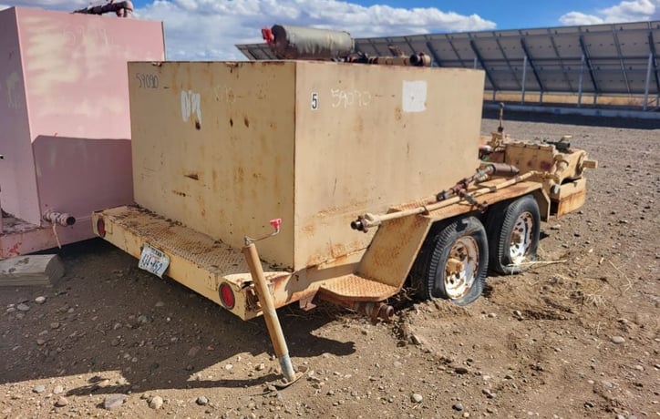 23 GPM @ 1200 psi, Gardner Denver #PQ-172, Triplex Pump w/Diesel Engine, 1.5" plungers, 18 HP, 500 RPM - Image 8