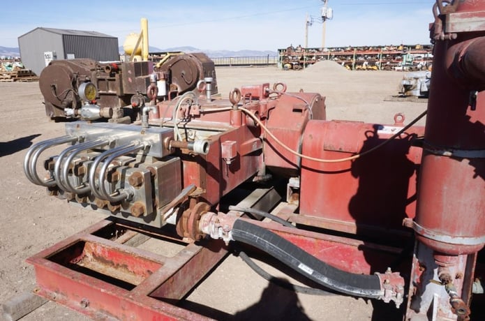 95 GPM @ 7000 psi, NLB #7400D, Triplex Production Pump, 7.13" stroke, 1.75" plungers, 3.4" suction, 2.46" - Image 1