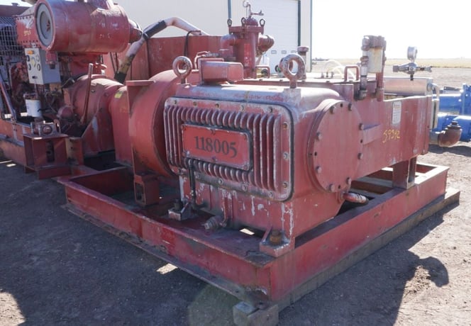 95 GPM @ 7000 psi, NLB #7400D, Triplex Production Pump, 7.13" stroke, 1.75" plungers, 3.4" suction, 2.46" - Image 4