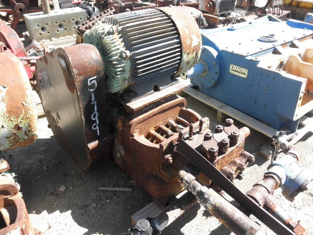 24 GPM @ 1050 psi, Union #TD-3, Triplex Production Pump, 3" stroke, 1.56" plungers, 20 HP, 350 RPM - Image 3