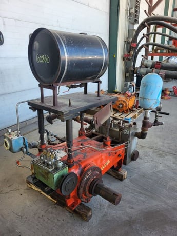 Wheatley #T-4140, Triplex Pump, 4.5" stroke, 2.13" plungers, 4" suction, 2" discharge, 123 HP, 370 RPM - Image 1