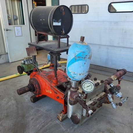 Wheatley #T-4140, Triplex Pump, 4.5" stroke, 2.13" plungers, 4" suction, 2" discharge, 123 HP, 370 RPM - Image 2