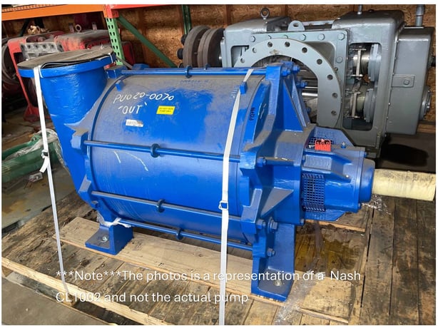 Nash #CL-1002, vacuum pump, rebuilt - Image 1